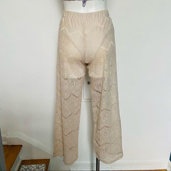 Kirra Lace Crochet Boho Beach Pants - Picture 2 of 7